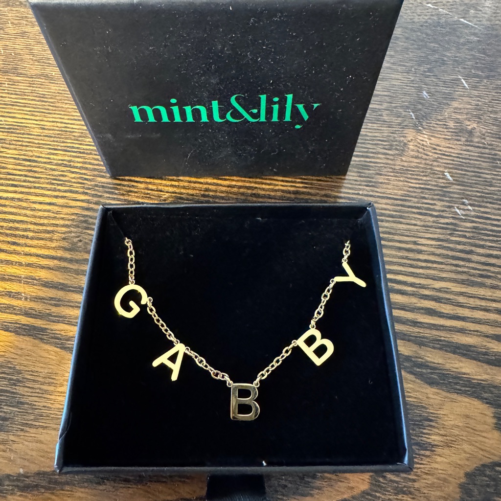Letter Name Necklace